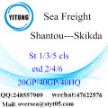 Shantou Port Sea Freight Verzending Naar Skikda